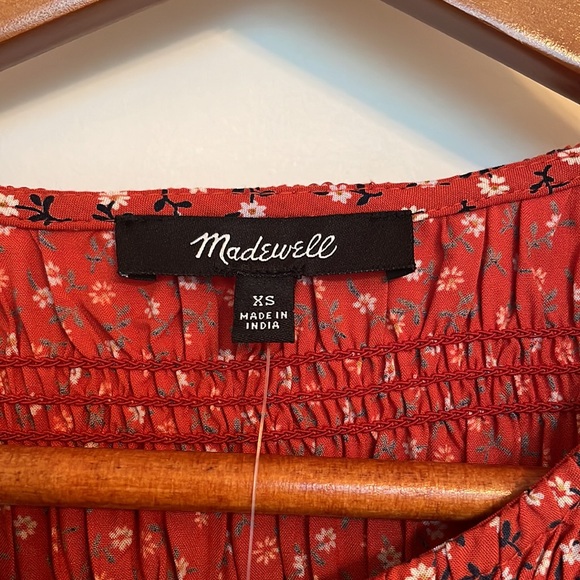 Madewell BRAND NEW Button-Front Mini Dress - Picture 7 of 9